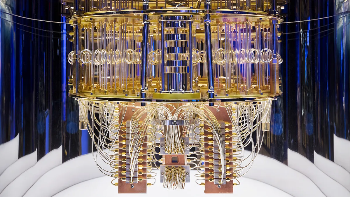 a quantum computer from IBM